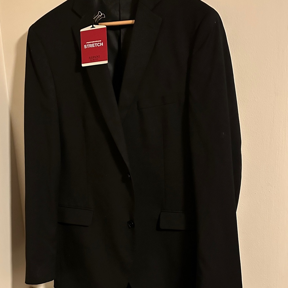 Alfani Classic Black Sport Coat